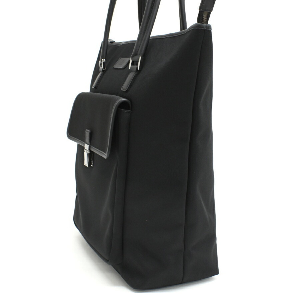 Gucci Canvas Tote Bag Strap Black Bag Shoulder
